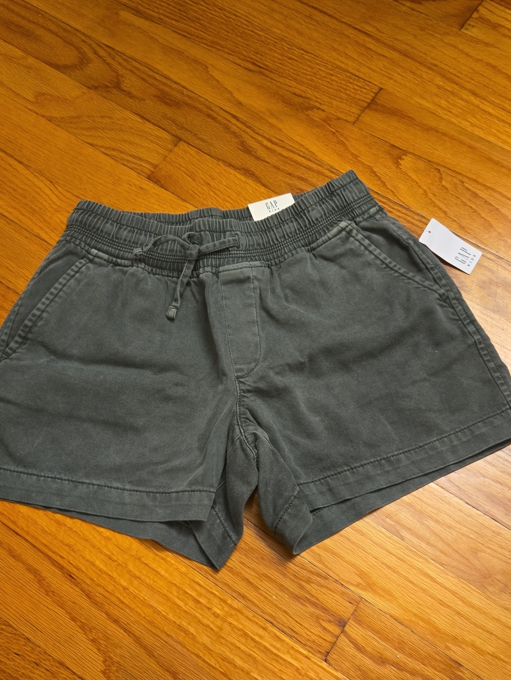 GAP Army Green Drawstring Cotton Shorts